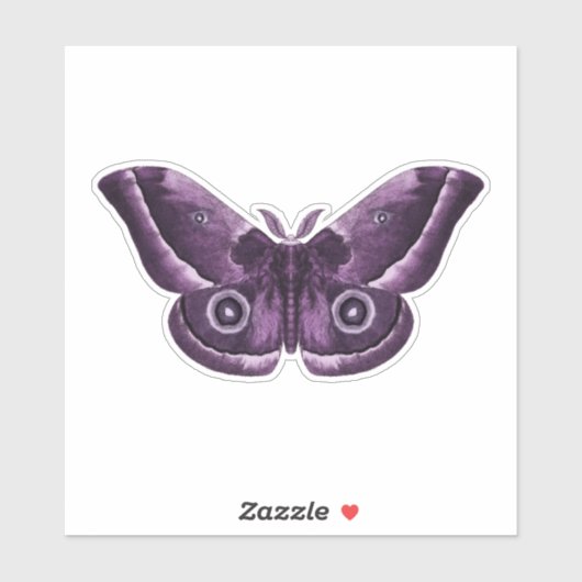 Sticker Bouche gothique pourpre (Feuille)