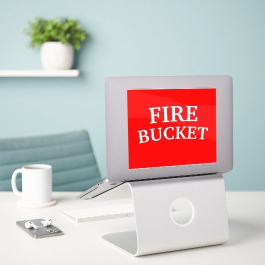 STICKER BOUCLE DE FEU (Ordinateur portable sur le bureau)