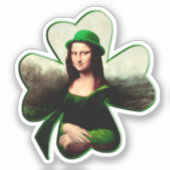 Sticker Boucle d'oreille Trèfle St Patrick (Recto)