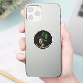 Sticker Boucle d'oreille Trèfle St Patrick (Téléphone)