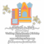 Sticker Boucle gonflable de rebondissements de la maison D (Devant)