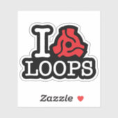 Sticker Boucles d'adaptateur I 45 (Feuille)
