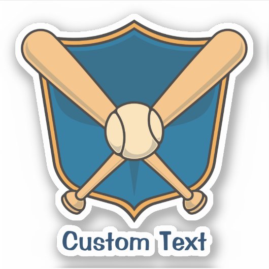 Sticker Bouclier de baseball (Devant)