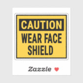 Sticker Bouclier de la face de l'usure (Feuille)