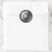 Sticker Bouclier rond - Emblème Triquetra Celtique (Sac)