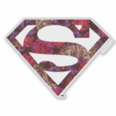 Sticker Bouclier S rose Floral (Devant)