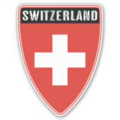 Sticker Bouclier Suisse (Devant)