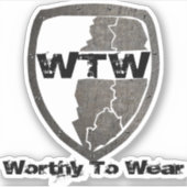 Sticker Bouclier WTW - À Porter (Devant)
