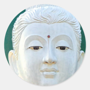 Sticker Bouddha Blanc