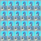 Sticker bouddha bleu (Devant)