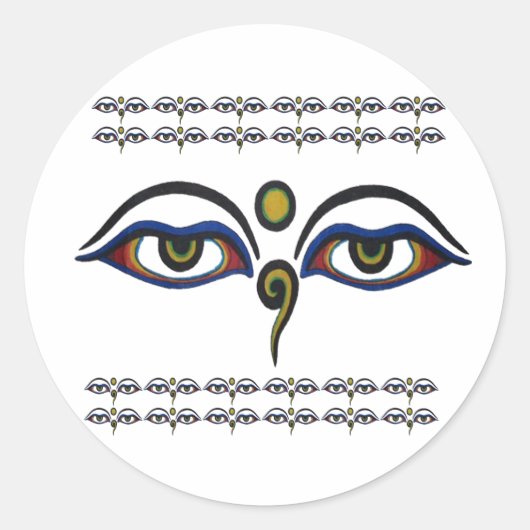 Sticker Bouddha Eyes (Devant)