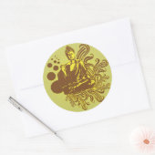 Sticker Bouddha Swirls (Enveloppe)