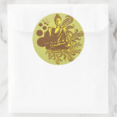 Sticker Bouddha Swirls (Sac)