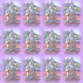 Sticker bouddhas d'aura violette (Devant)