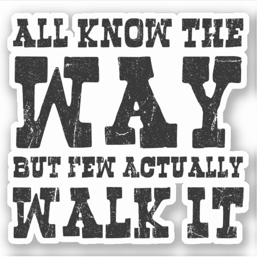 Sticker Bouddhisme zen Spaghetti Style occidental (Devant)