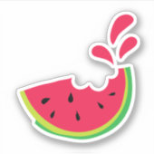 Sticker Bouée de pastèque (Devant)