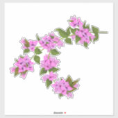 Sticker Bougainvillea decal (Feuille)