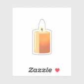 Sticker Bougie (Feuille)