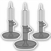 Sticker Bougie 01 (Devant)