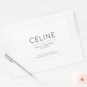 Sticker bougie cadeau Céline chandelle Stick cadea (Enveloppe)
