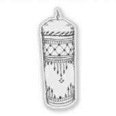 Sticker Bougie de henné (Devant)