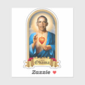 Sticker Bougie de prière Saint Barack Obama (Feuille)