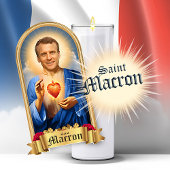 Sticker Bougie de prière Saint Emmanuel Macron