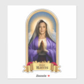 Sticker Bougie de prière Saint Kamala Harris (Feuille)