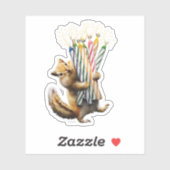 Sticker Bougies d'anniversaire de Tamia (Feuille)