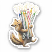 Sticker Bougies d'anniversaire de Tamia (Devant)