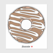 Sticker Bouillie de caramel, noix de muscade, glaçage, giv (Feuille)