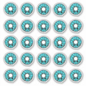 Sticker Bouillie de chocolat avec des arrosages de glaçage (Devant)