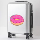 Sticker Bouillie de fraises avec des arrosages (Sur valise)