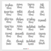 Sticker Bouilloire sans gluten (Feuille)