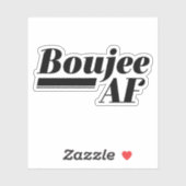 Sticker Boujee AF (Feuille)