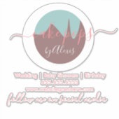 Sticker Boulangerie de logo de la Pop de gâteau Autocollan (Devant)