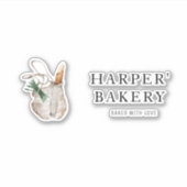 Sticker Boulangerie fraîche moderne Professionnel Logo Ent (Devant)