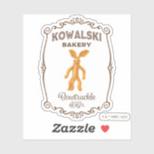 Sticker Boulangerie Kowalski - Bowtruckle (Feuille)