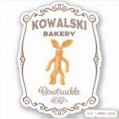 Sticker Boulangerie Kowalski - Bowtruckle (Devant)