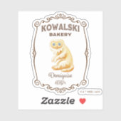 Sticker Boulangerie Kowalski - Demiguise (Feuille)