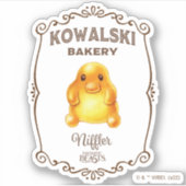 Sticker Boulangerie Kowalski - Niffler (Devant)
