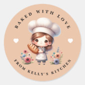 Sticker Boulangerie Petite Entreprise Cuite Avec A (Devant)