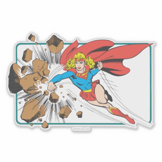Sticker Boulder de Supergirl (Devant)