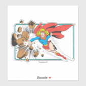 Sticker Boulder de Supergirl (Feuille)