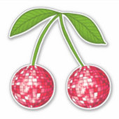 Sticker Boule Cherry Disco (Devant)