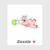 Sticker Boule de Bowling (Feuille)