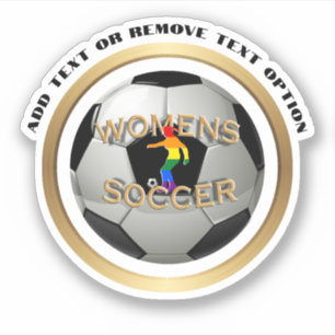 Sticker Boule de soccer féminine Pride