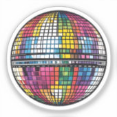 Sticker  boule disco (Recto)