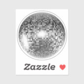 Sticker Boule Disco (Feuille)