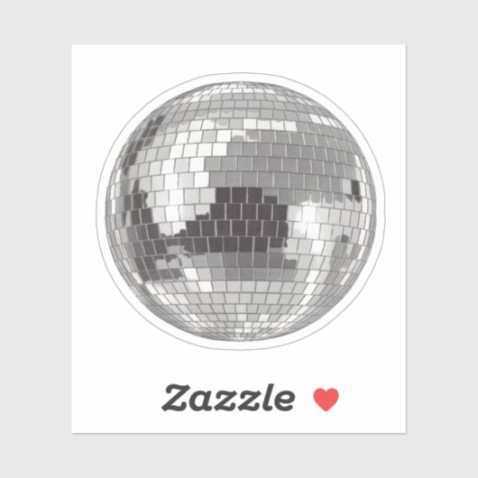 Sticker Boule Disco (Feuille)